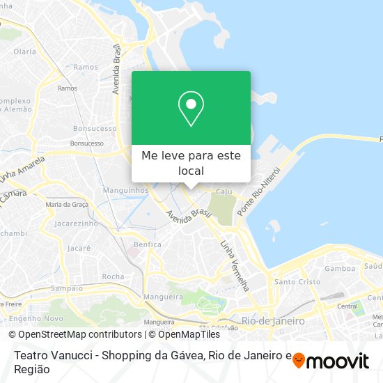 Teatro Vanucci - Shopping da Gávea mapa