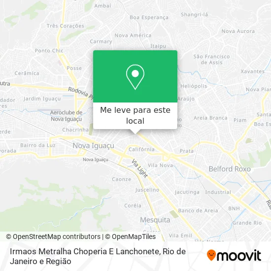 Irmaos Metralha Choperia E Lanchonete mapa