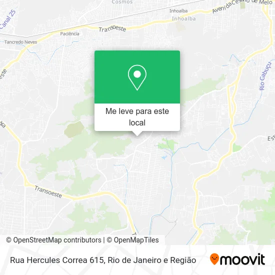 Rua Hercules Correa 615 mapa