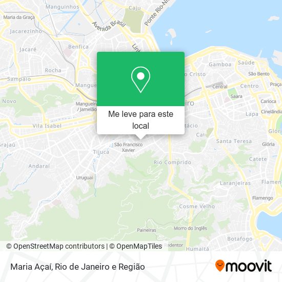 Maria Açaí mapa