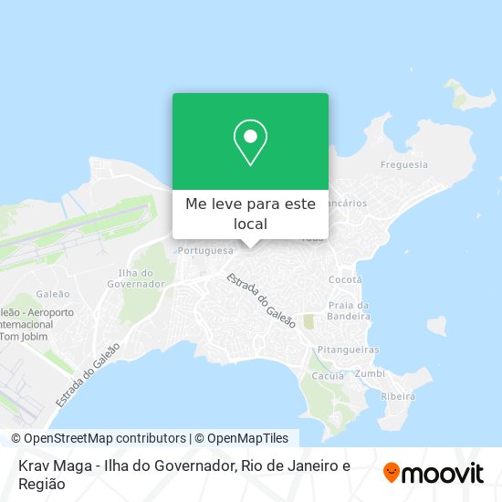 Krav Maga - Ilha do Governador mapa