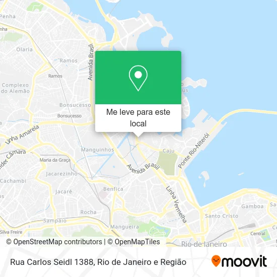 Rua Carlos Seidl 1388 mapa