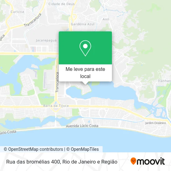 Rua das bromélias 400 mapa