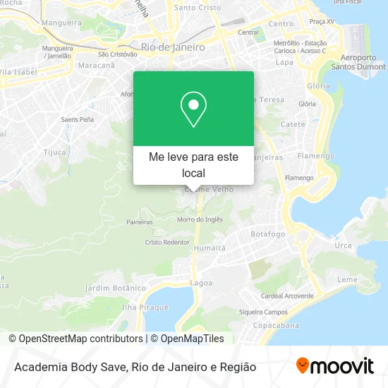 Academia Body Save mapa