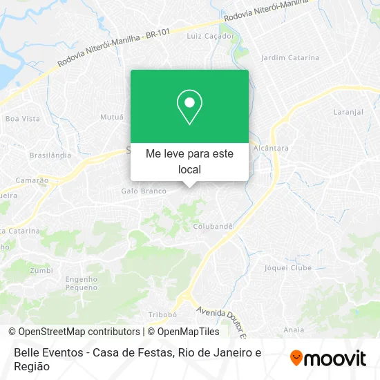 Belle Eventos - Casa de Festas mapa