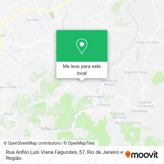 Rua Anfilo Luís Viana Fagundes, 57 mapa