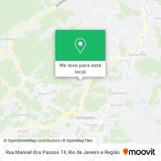 Rua Manoel dos Passos 74 mapa