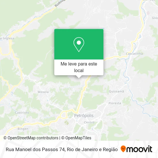 Rua Manoel dos Passos 74 mapa