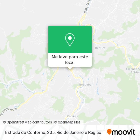 Estrada do Contorno, 205 mapa