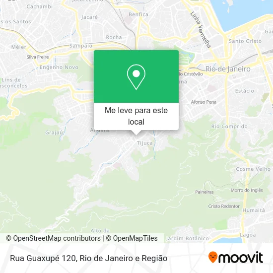 Rua Guaxupé 120 mapa