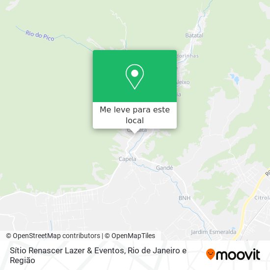 Sítio Renascer Lazer & Eventos mapa