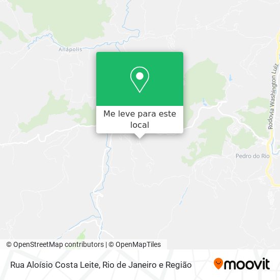Rua Aloísio Costa Leite mapa