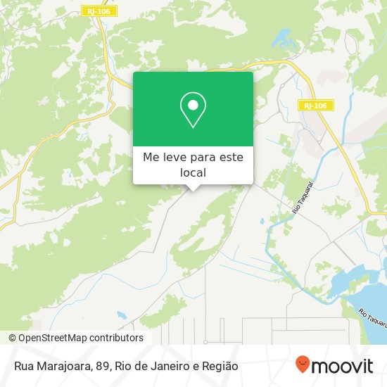 Rua Marajoara, 89 mapa