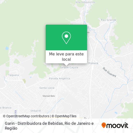 Garin - Distribuidora de Bebidas mapa