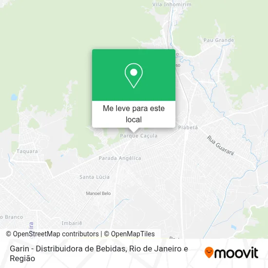Garin - Distribuidora de Bebidas mapa