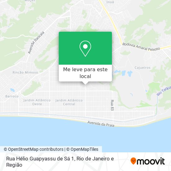 Rua Hélio Guapyassu de Sá 1 mapa