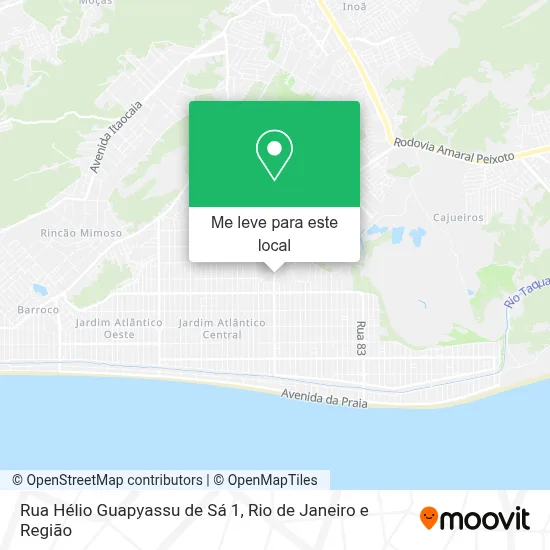 Rua Hélio Guapyassu de Sá 1 mapa
