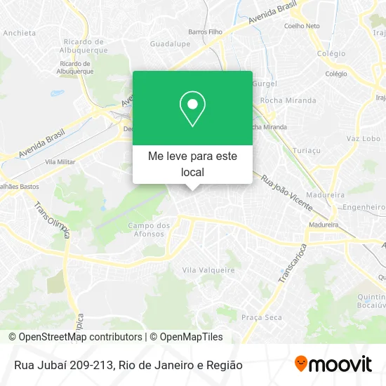 Rua Jubaí 209-213 mapa