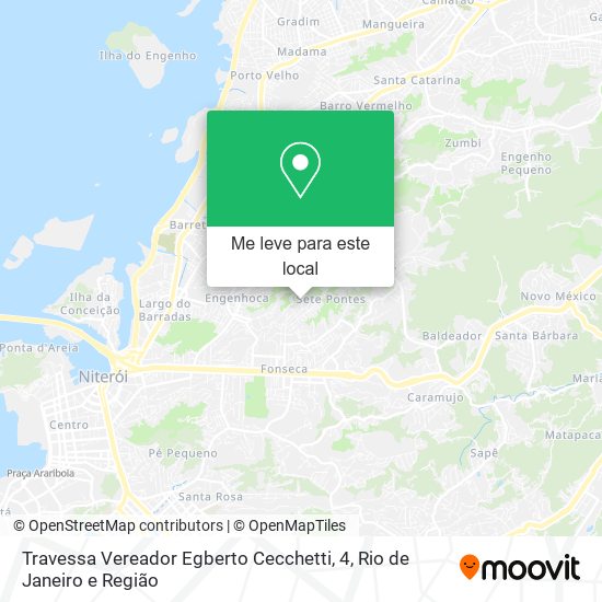 Travessa Vereador Egberto Cecchetti, 4 mapa