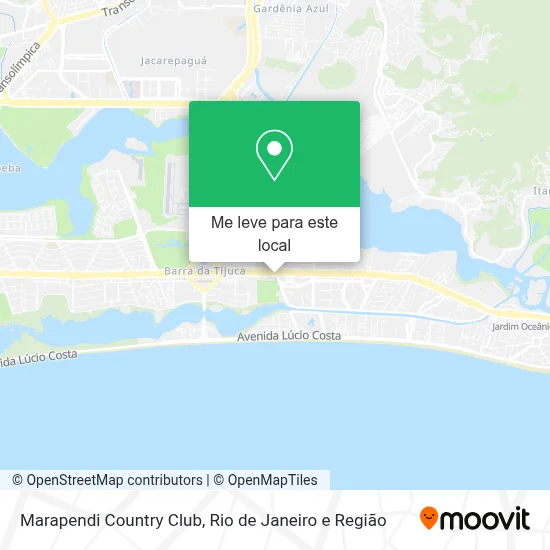 Marapendi Country Club mapa