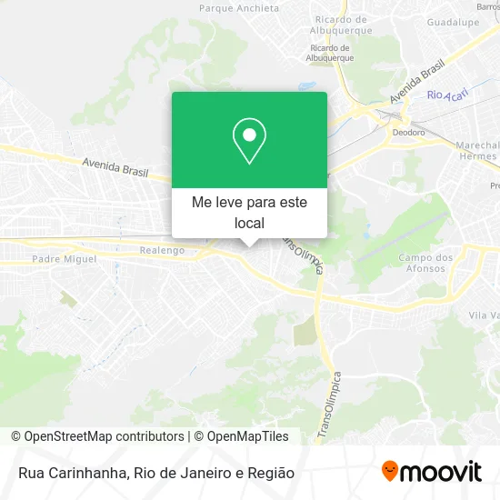 Rua Carinhanha mapa