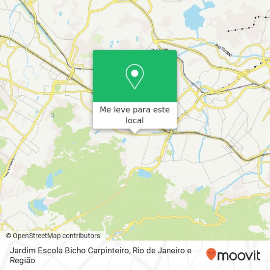 Jardim Escola Bicho Carpinteiro mapa