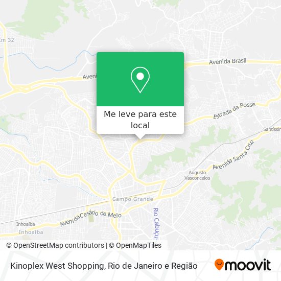 Kinoplex West Shopping mapa