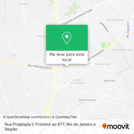 Rua Projetada C Próximo ao 877 mapa