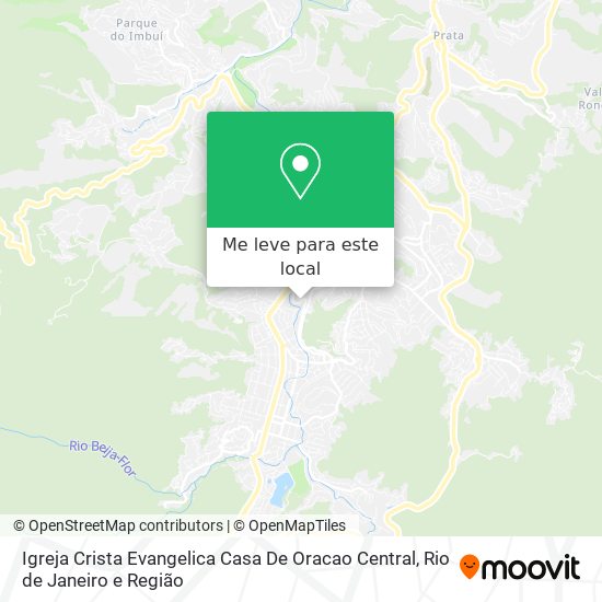 Igreja Crista Evangelica Casa De Oracao Central mapa