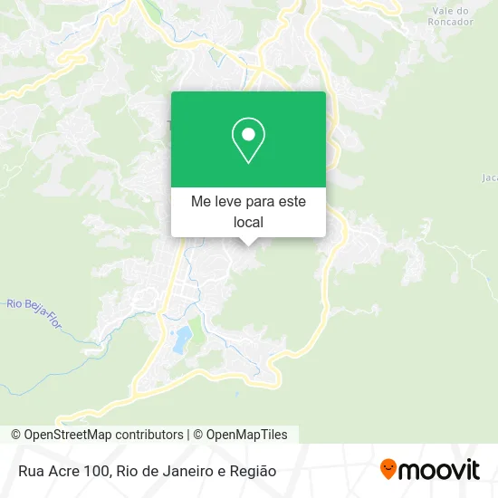 Rua Acre 100 mapa