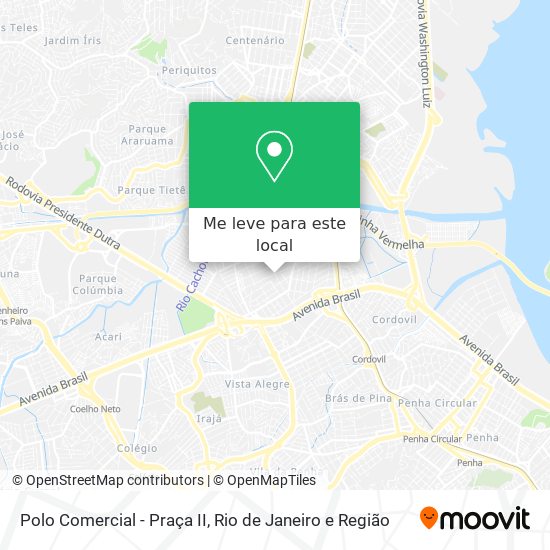 Polo Comercial - Praça II mapa