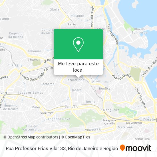 Rua Professor Frias Vilar 33 mapa