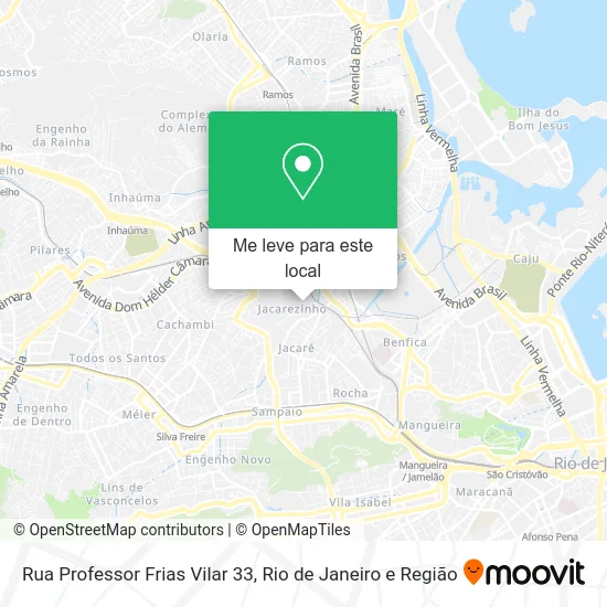 Rua Professor Frias Vilar 33 mapa