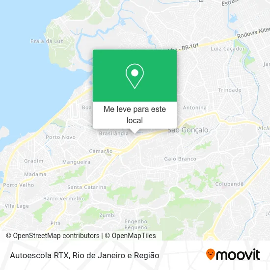 Autoescola RTX mapa