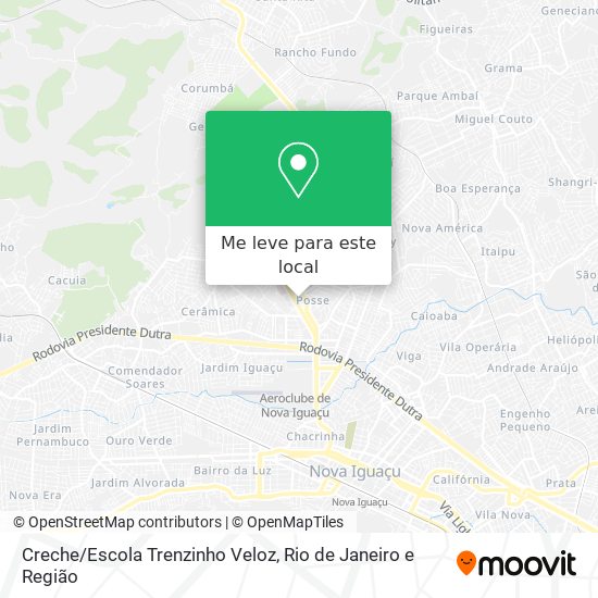 Creche/Escola Trenzinho Veloz mapa