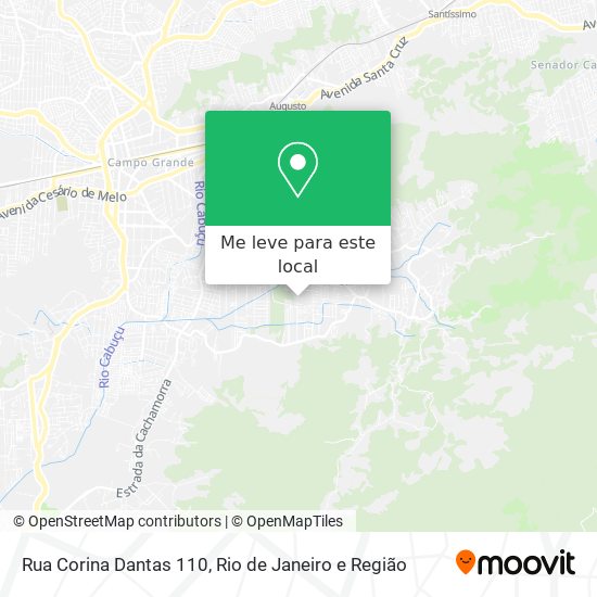 Rua Corina Dantas 110 mapa