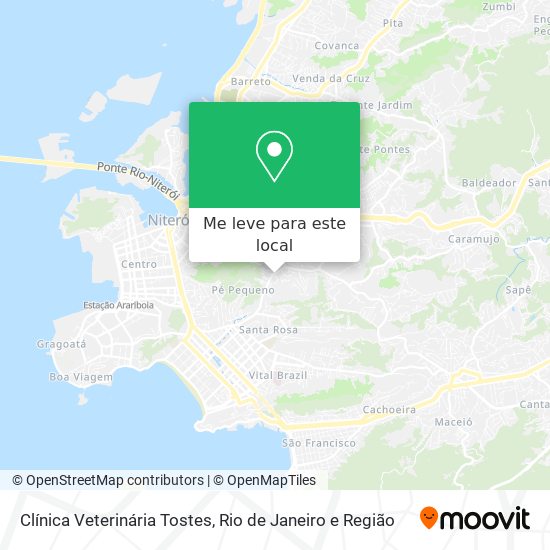 Clínica Veterinária Tostes mapa