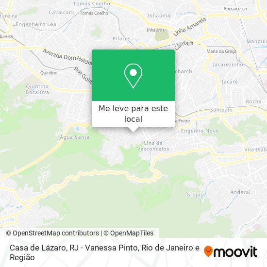 Casa de Lázaro, RJ - Vanessa Pinto mapa