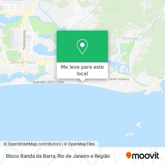 Bloco Banda da Barra mapa