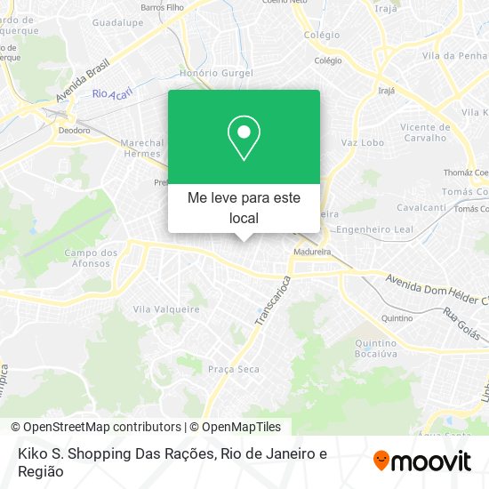 Kiko S. Shopping Das Rações mapa