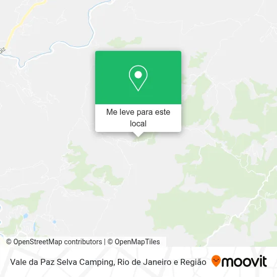 Vale da Paz Selva Camping mapa
