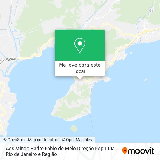 Assistindo Padre Fabio de Melo Direção Espiritual mapa