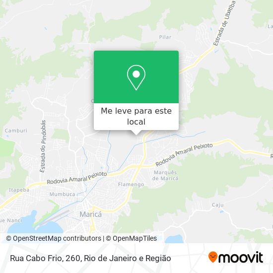 Rua Cabo Frio, 260 mapa