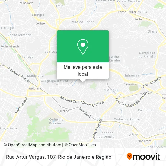 Rua Artur Vargas, 107 mapa