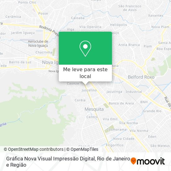 Gráfica Nova Visual Impressão Digital mapa