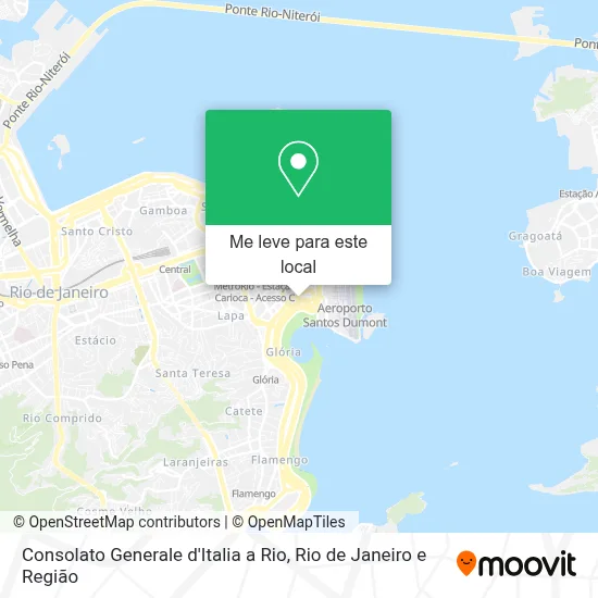 Consolato Generale d'Italia a Rio mapa