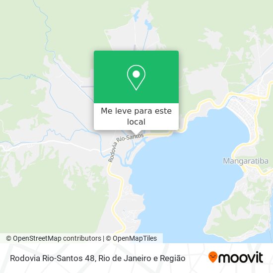 Rodovia Rio-Santos 48 mapa