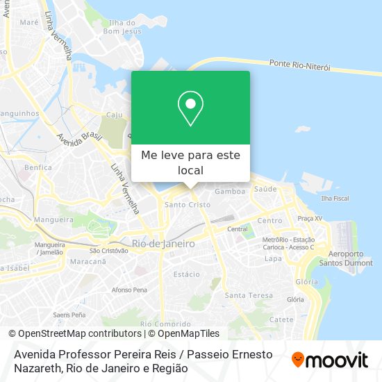 Avenida Professor Pereira Reis / Passeio Ernesto Nazareth mapa