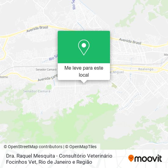 Dra. Raquel Mesquita - Consultório Veterinário Focinhos Vet mapa