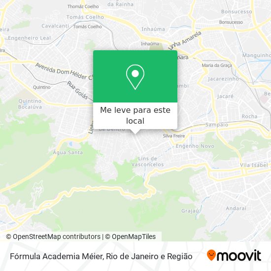 Fórmula Academia Méier mapa
